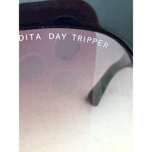 DITA Day Tripper 22031-A-BLK-GLD 55mm Sunglasses Black Gold AS IS For Repair De main image 4